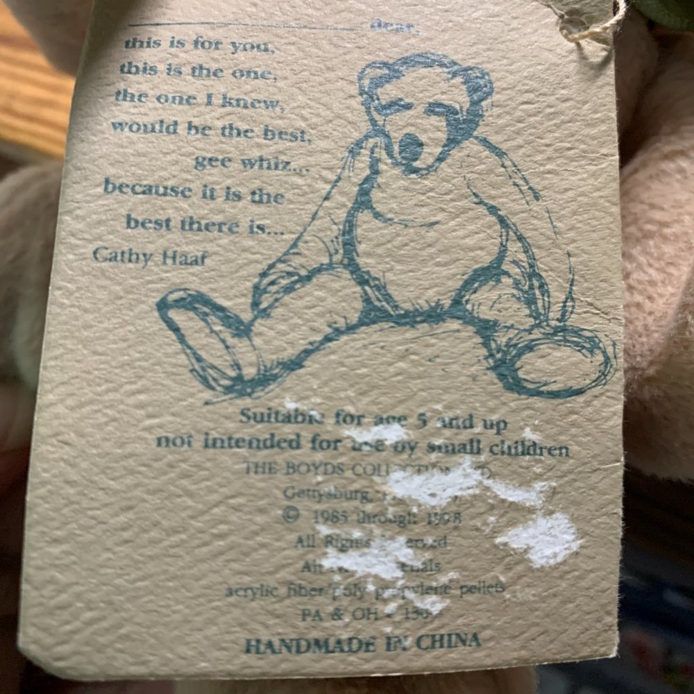 Boyds Bear "Paddy McDoodle" - Picture 7 of 7